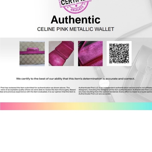 Celine authentic with coa code!!! - Picture 6 of 7